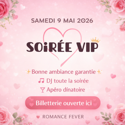 Place VIP – samedi 9 mai 2026